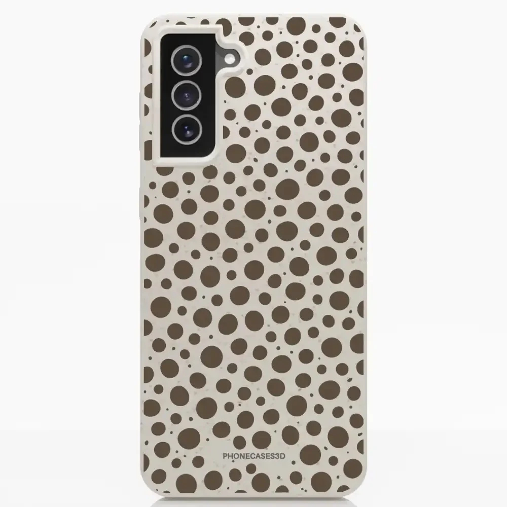 PC3D Compostable Phone Case Design Mocha Dots - Image 29