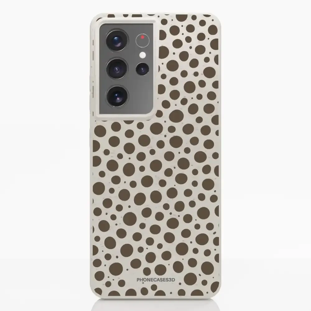 PC3D Compostable Phone Case Design Mocha Dots - Image 30