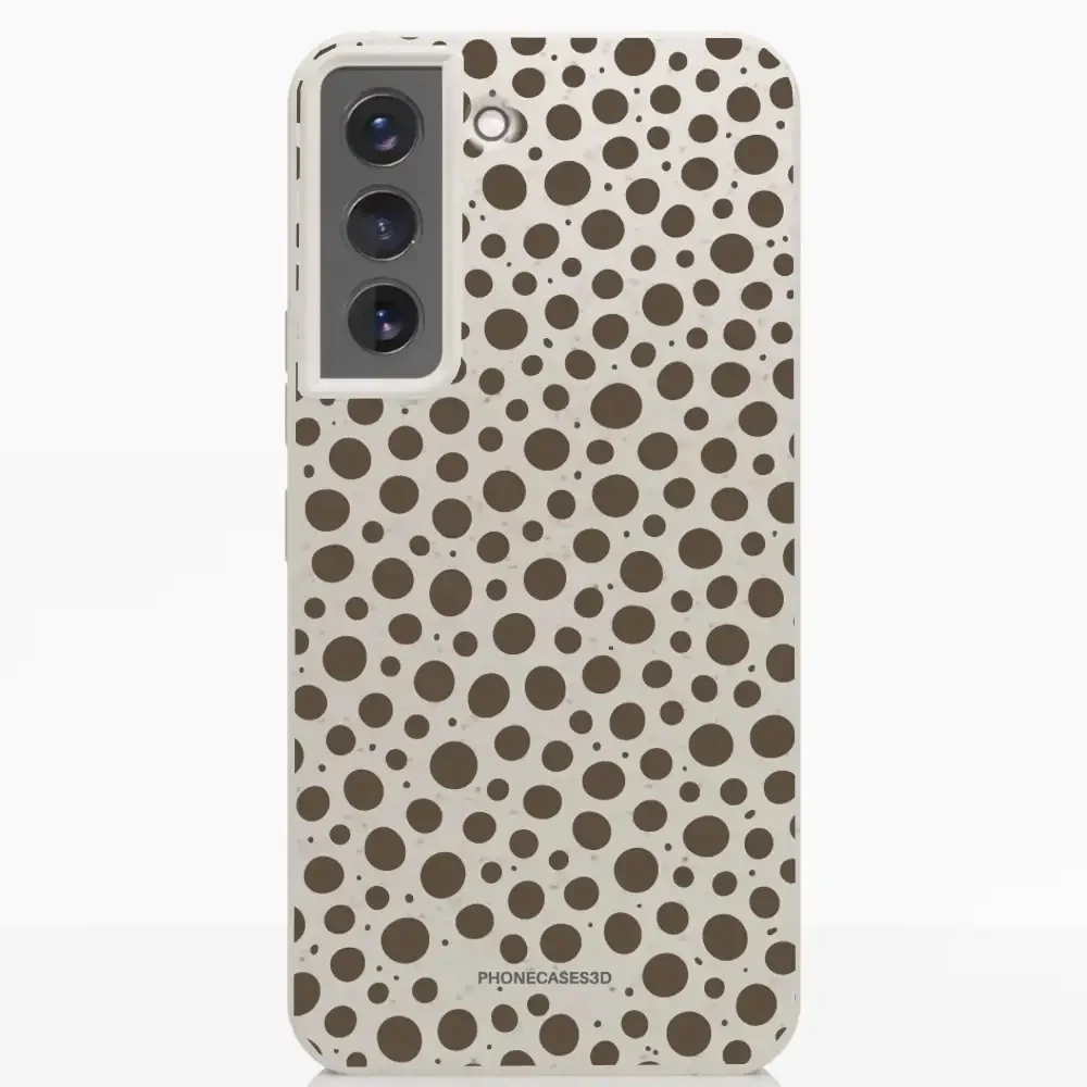 PC3D Compostable Phone Case Design Mocha Dots - Image 32