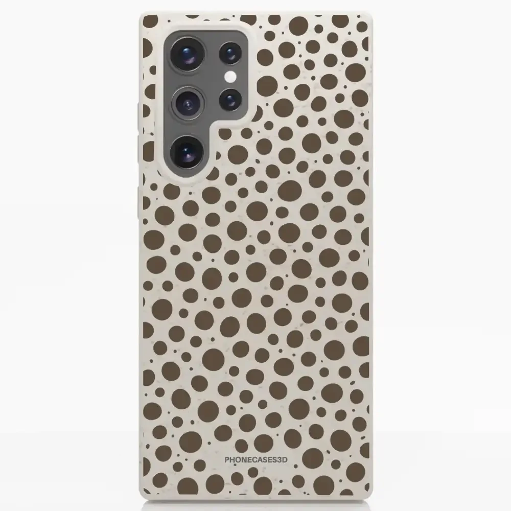 PC3D Compostable Phone Case Design Mocha Dots - Image 33