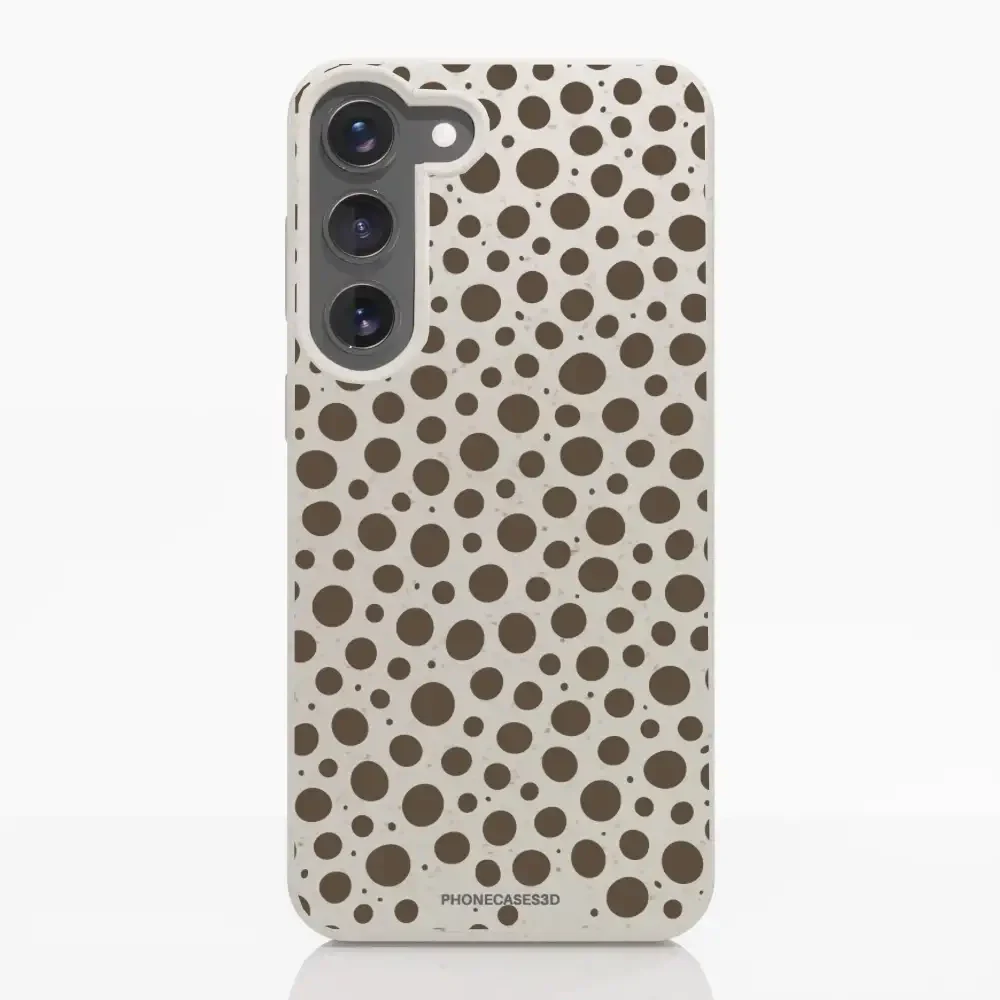 PC3D Compostable Phone Case Design Mocha Dots - Image 34