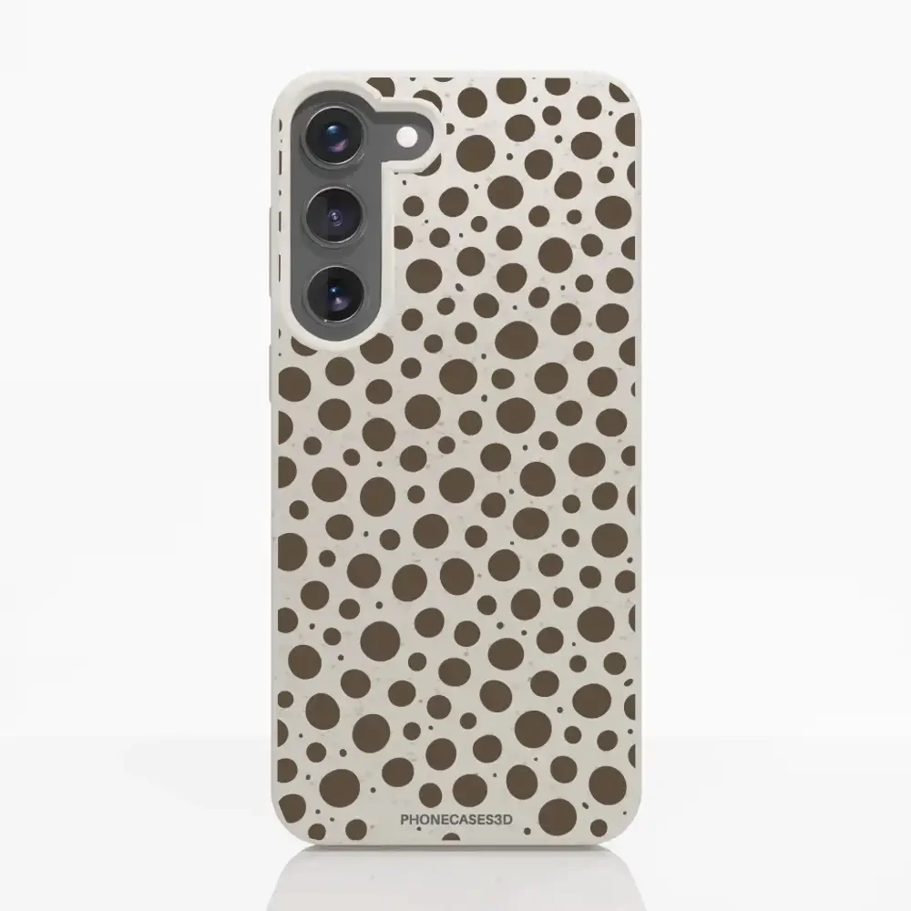PC3D Compostable Phone Case Design Mocha Dots - Image 35