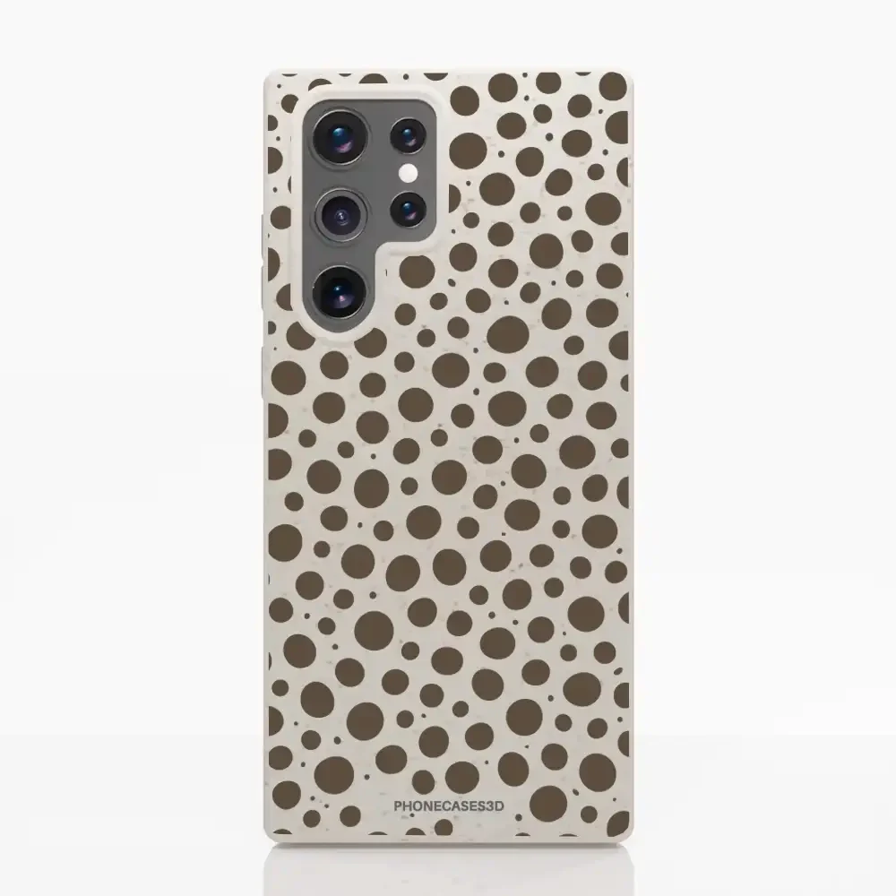 PC3D Compostable Phone Case Design Mocha Dots - Image 36