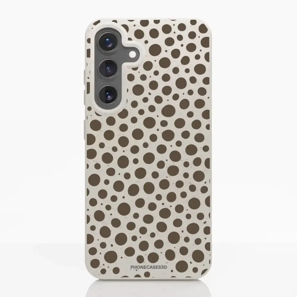 PC3D Compostable Phone Case Design Mocha Dots - Image 38
