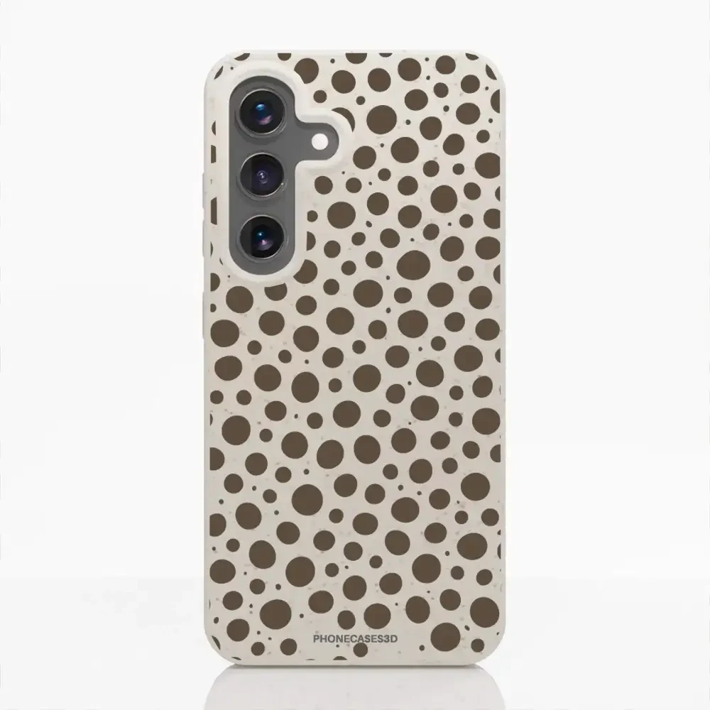 PC3D Compostable Phone Case Design Mocha Dots - Image 40