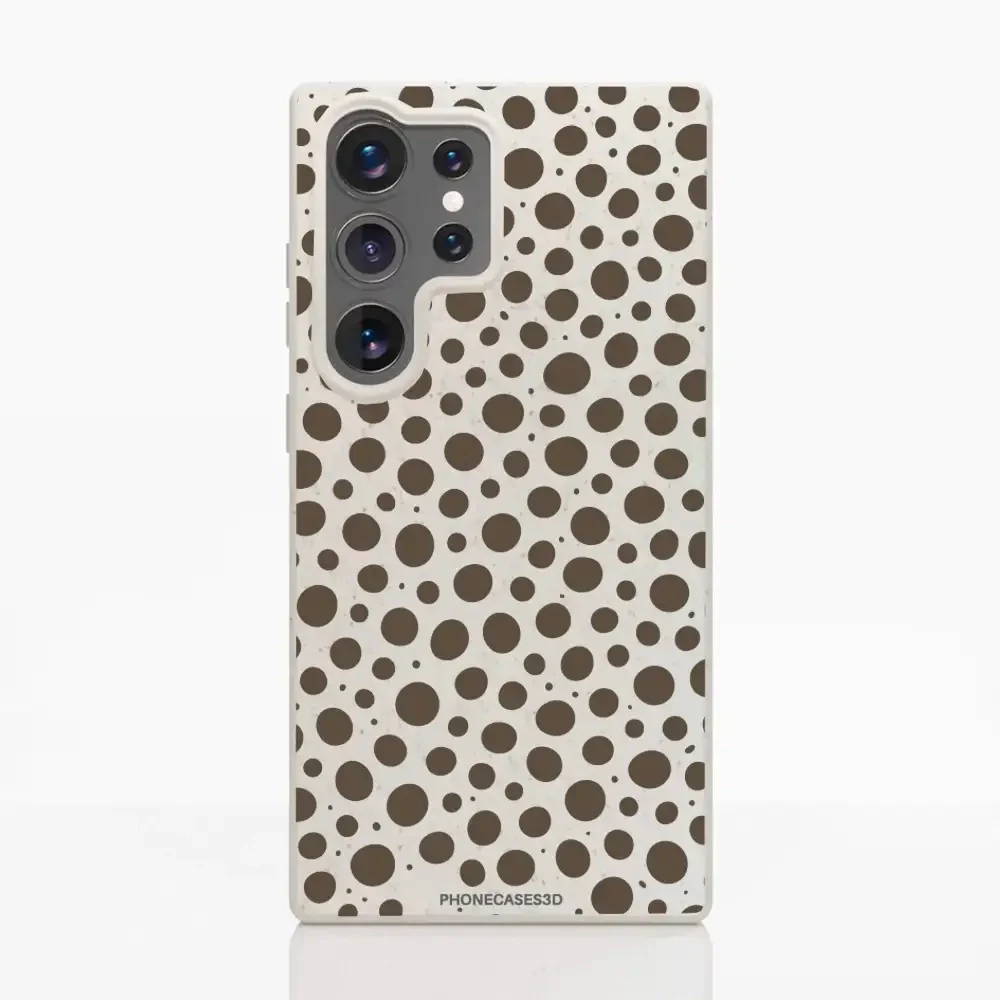 PC3D Compostable Phone Case Design Mocha Dots - Image 42