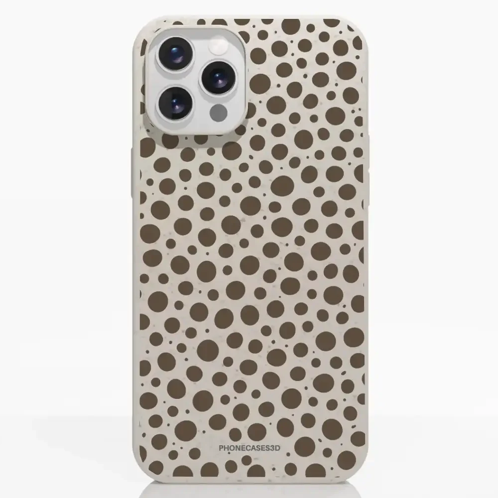 PC3D Compostable Phone Case Design Mocha Dots - Image 6