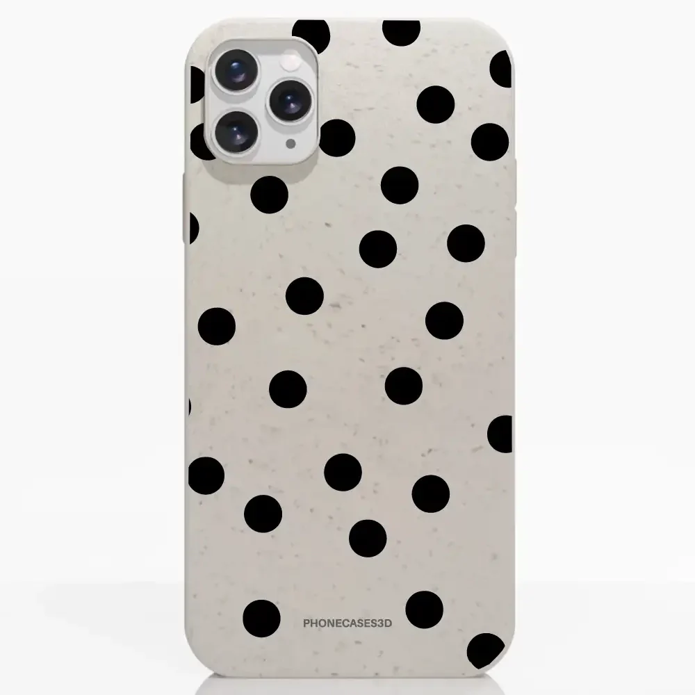 PC3D Compostable Phone Case Design Mono Dots - Image 3