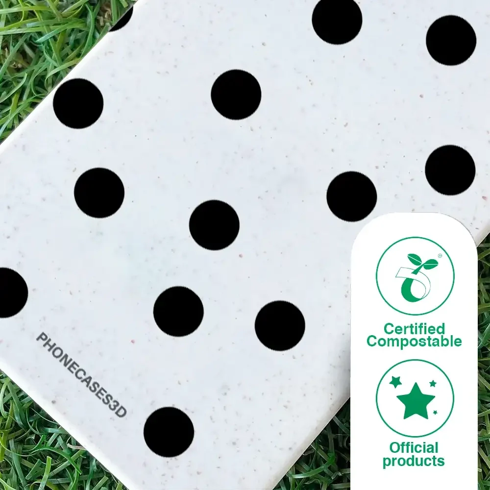 PC3D Compostable Phone Case Design Mono Dots - Image 50