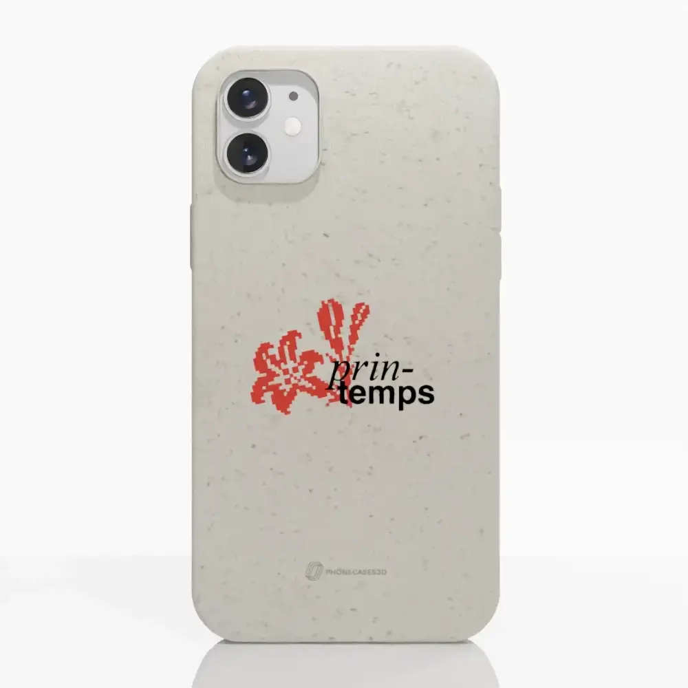 PC3D Compostable Phone Case Design Printemps