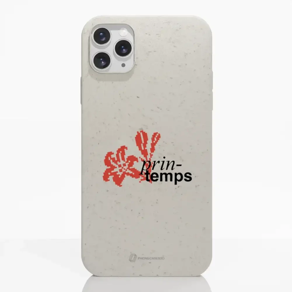 PC3D Compostable Phone Case Design Printemps - Image 3