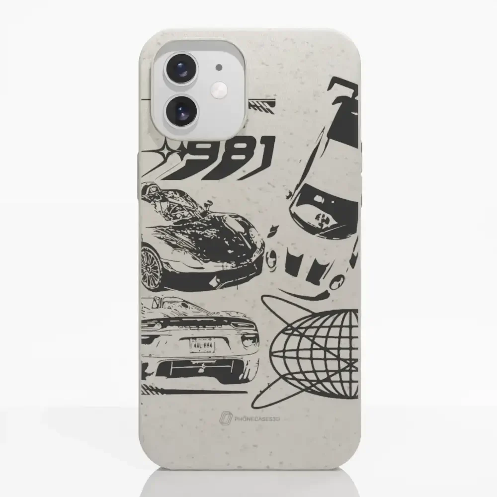 PC3D Compostable Phone Case Design Racing 981 - Image 4