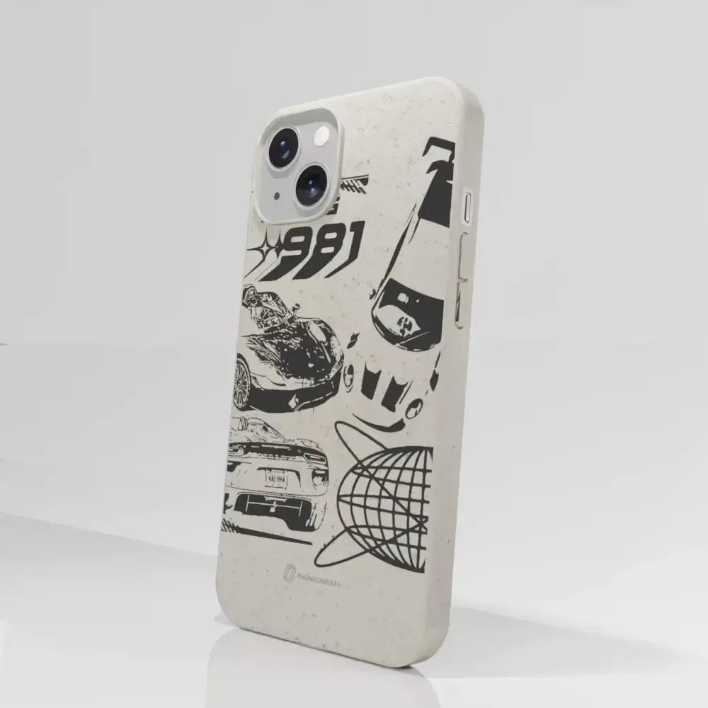 PC3D Compostable Phone Case Design Racing 981 - Image 51