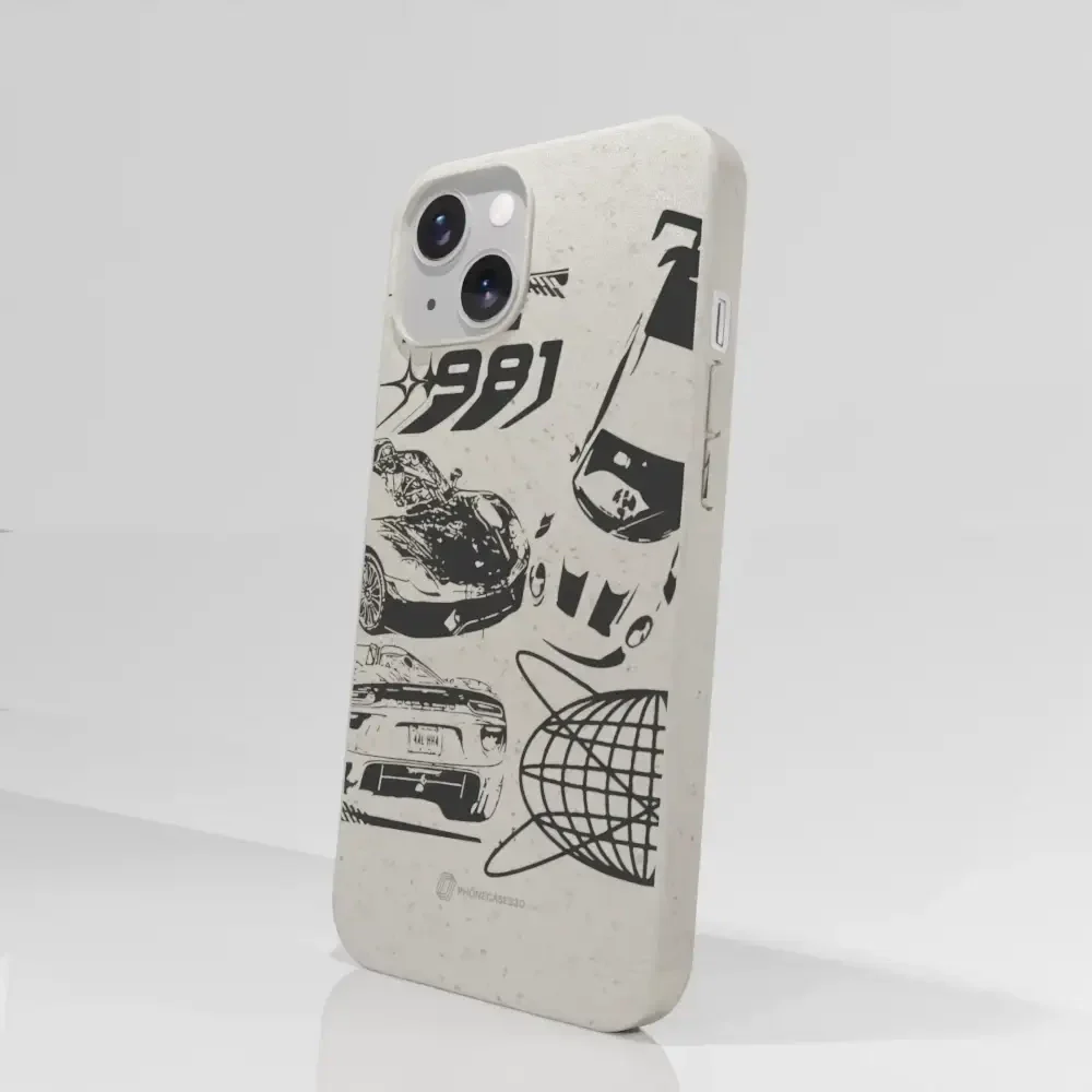 PC3D Compostable Phone Case Design Racing 981 - Image 58