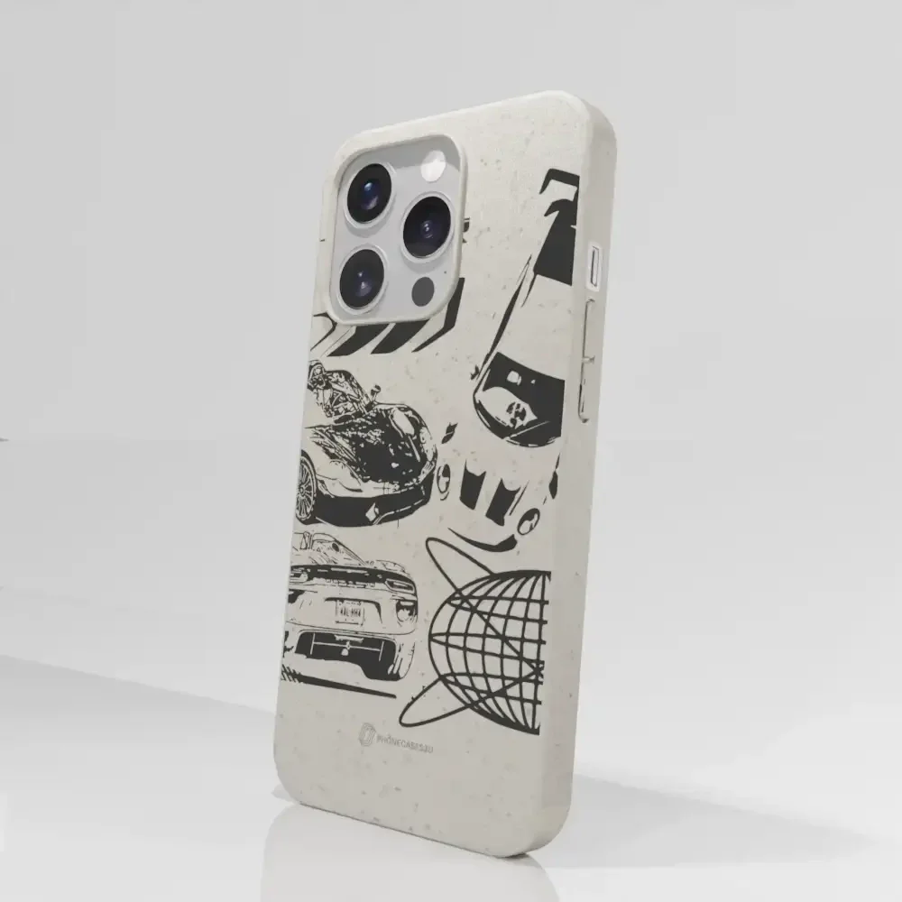 PC3D Compostable Phone Case Design Racing 981 - Image 60