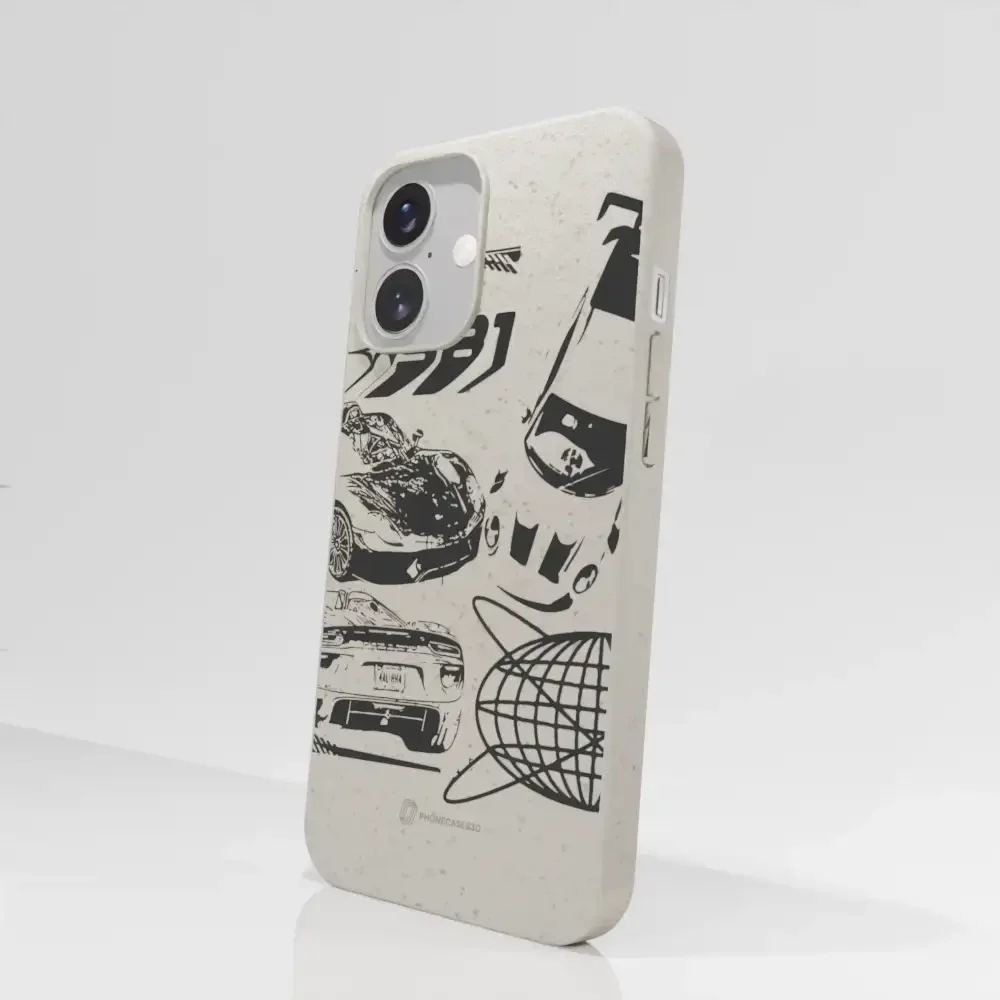 PC3D Compostable Phone Case Design Racing 981 - Image 62