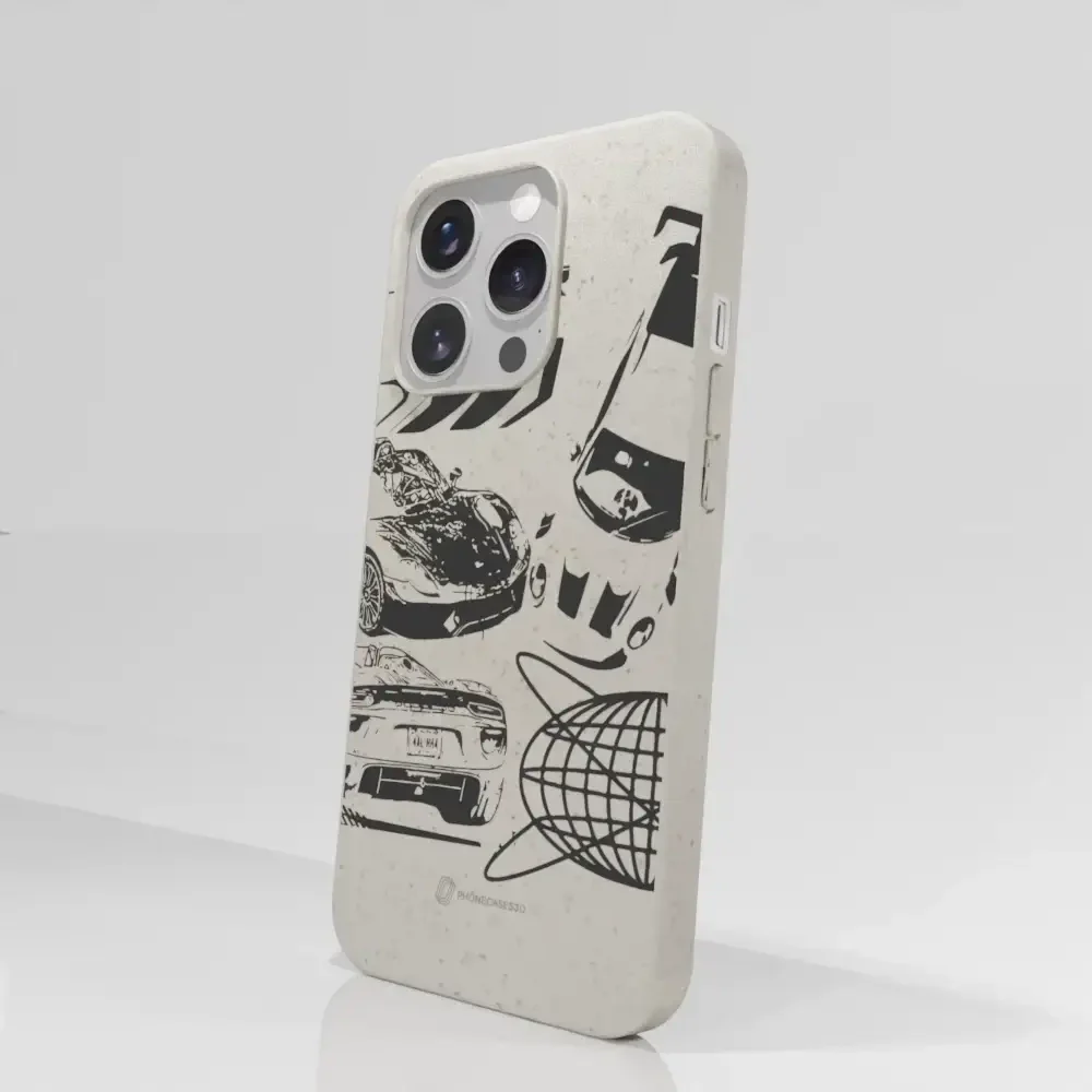 PC3D Compostable Phone Case Design Racing 981 - Image 65