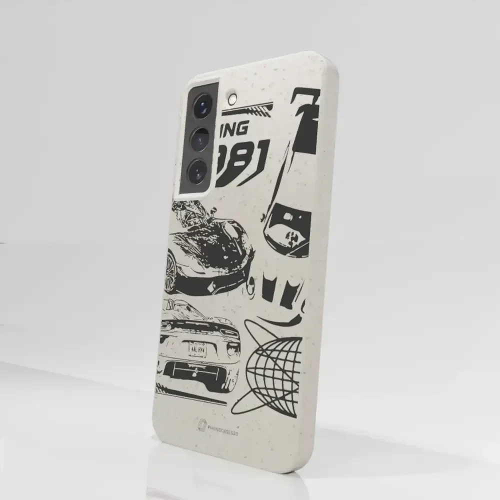 PC3D Compostable Phone Case Design Racing 981 - Image 71