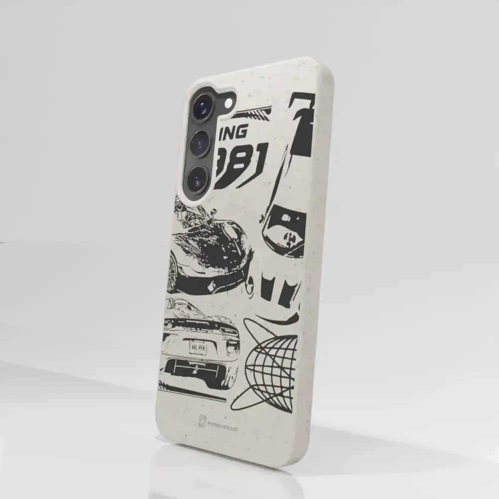 PC3D Compostable Phone Case Design Racing 981 - Image 74