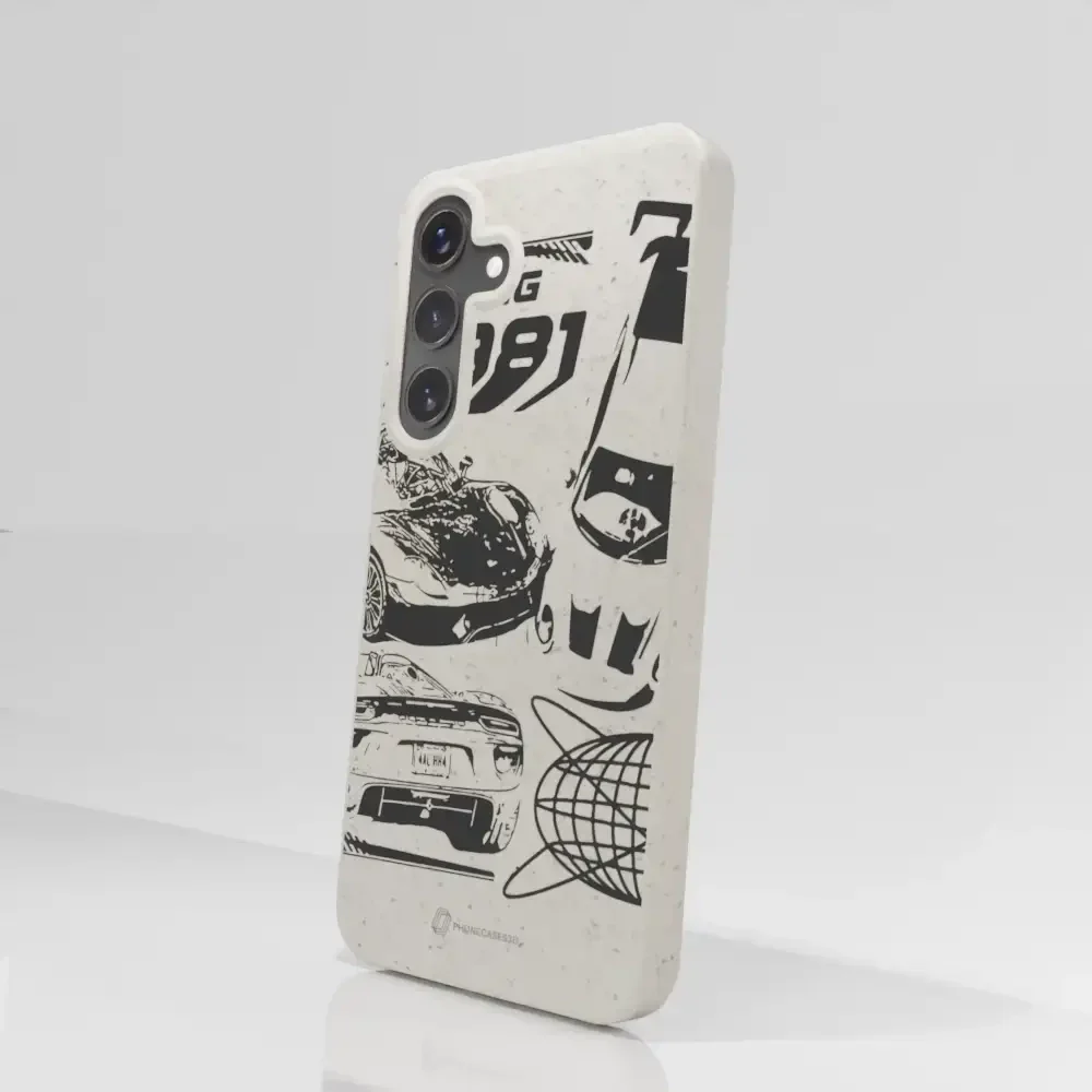 PC3D Compostable Phone Case Design Racing 981 - Image 77