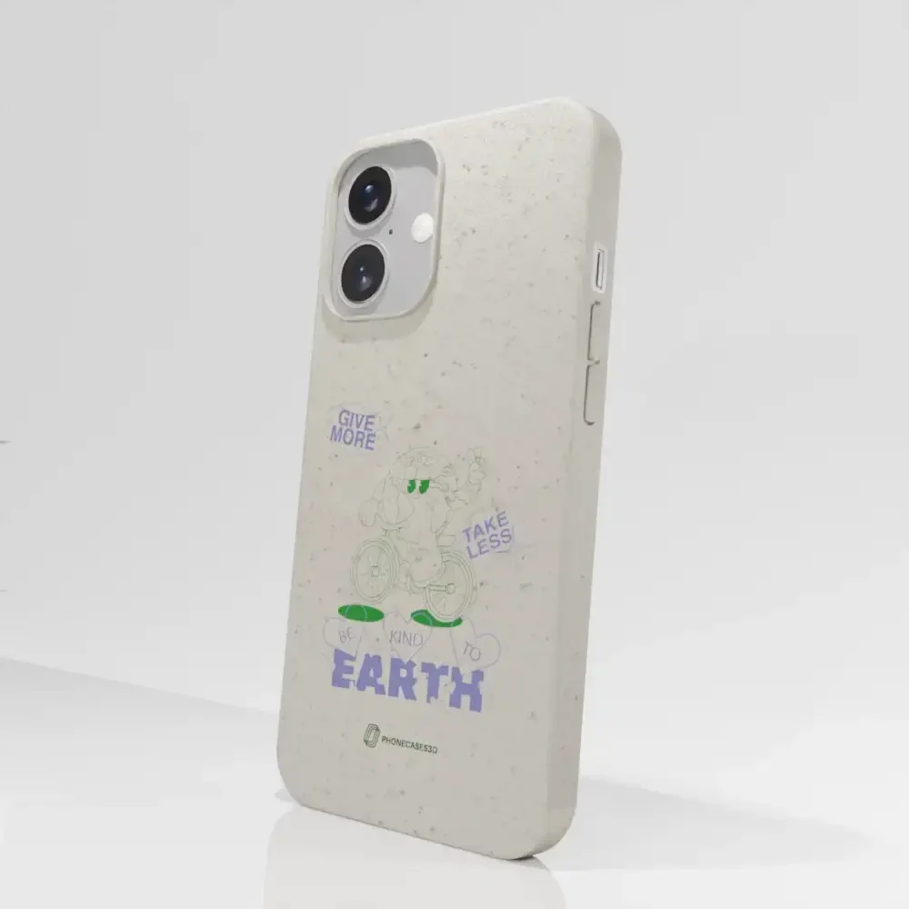 PC3D Compostable Phone Case Earth on a Bicycle - Image 62