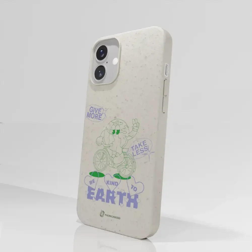 PC3D Compostable Phone Case Earth on a Bicycle - Image 64