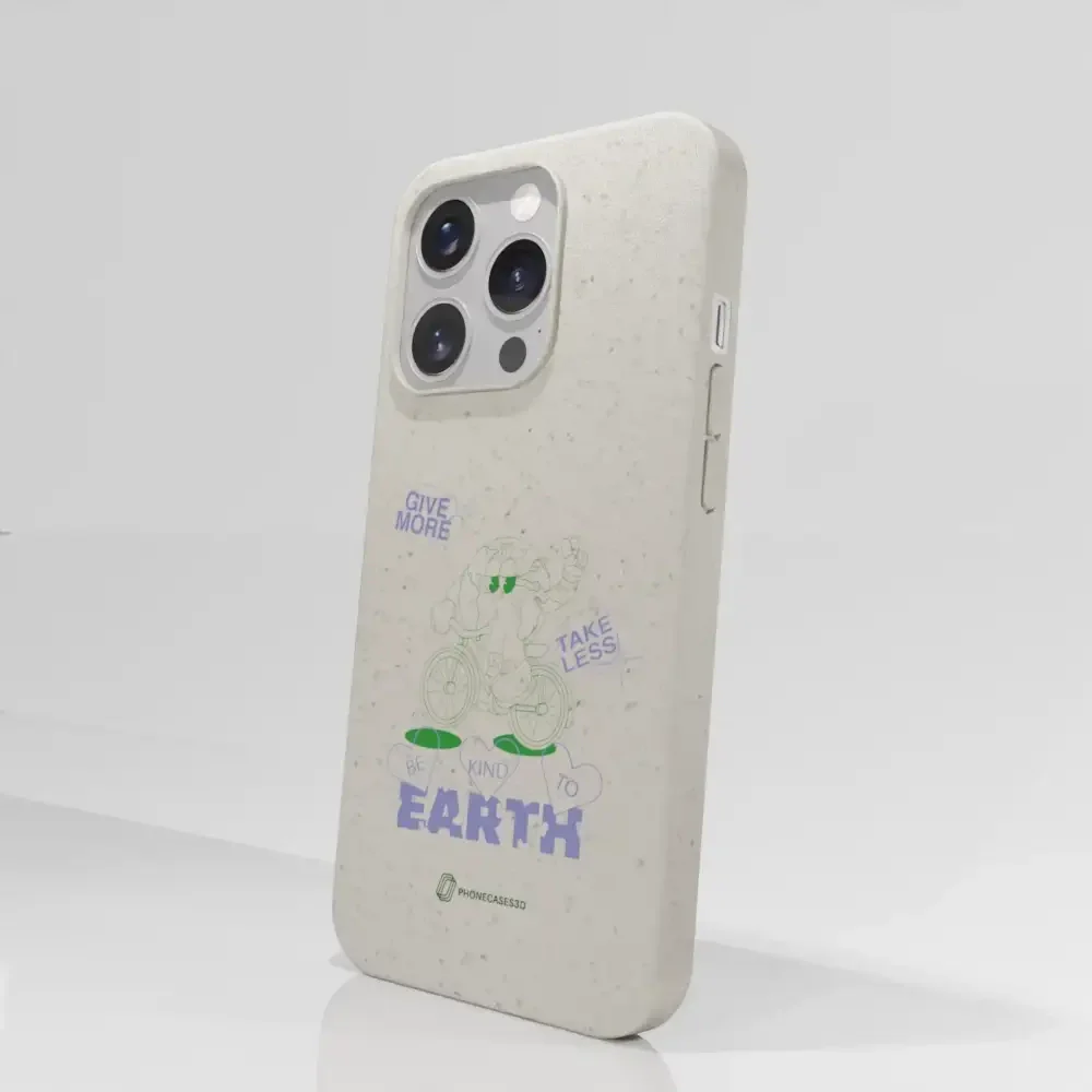 PC3D Compostable Phone Case Earth on a Bicycle - Image 65
