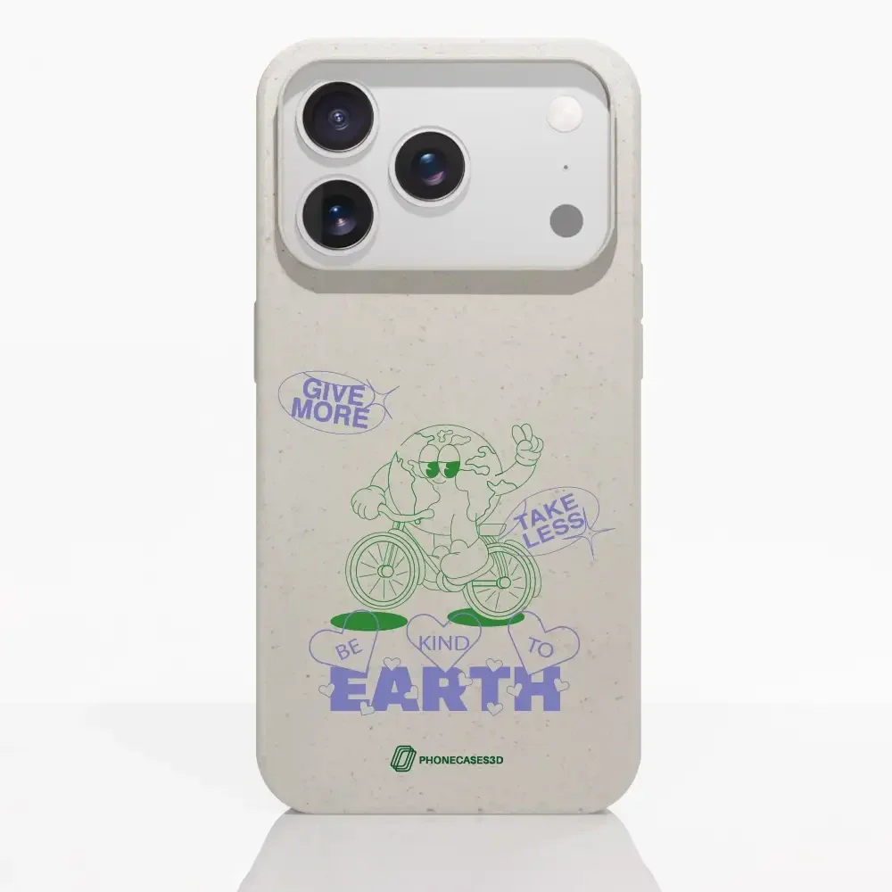 PC3D Compostable Phone Case Earth on a Bicycle - Image 84