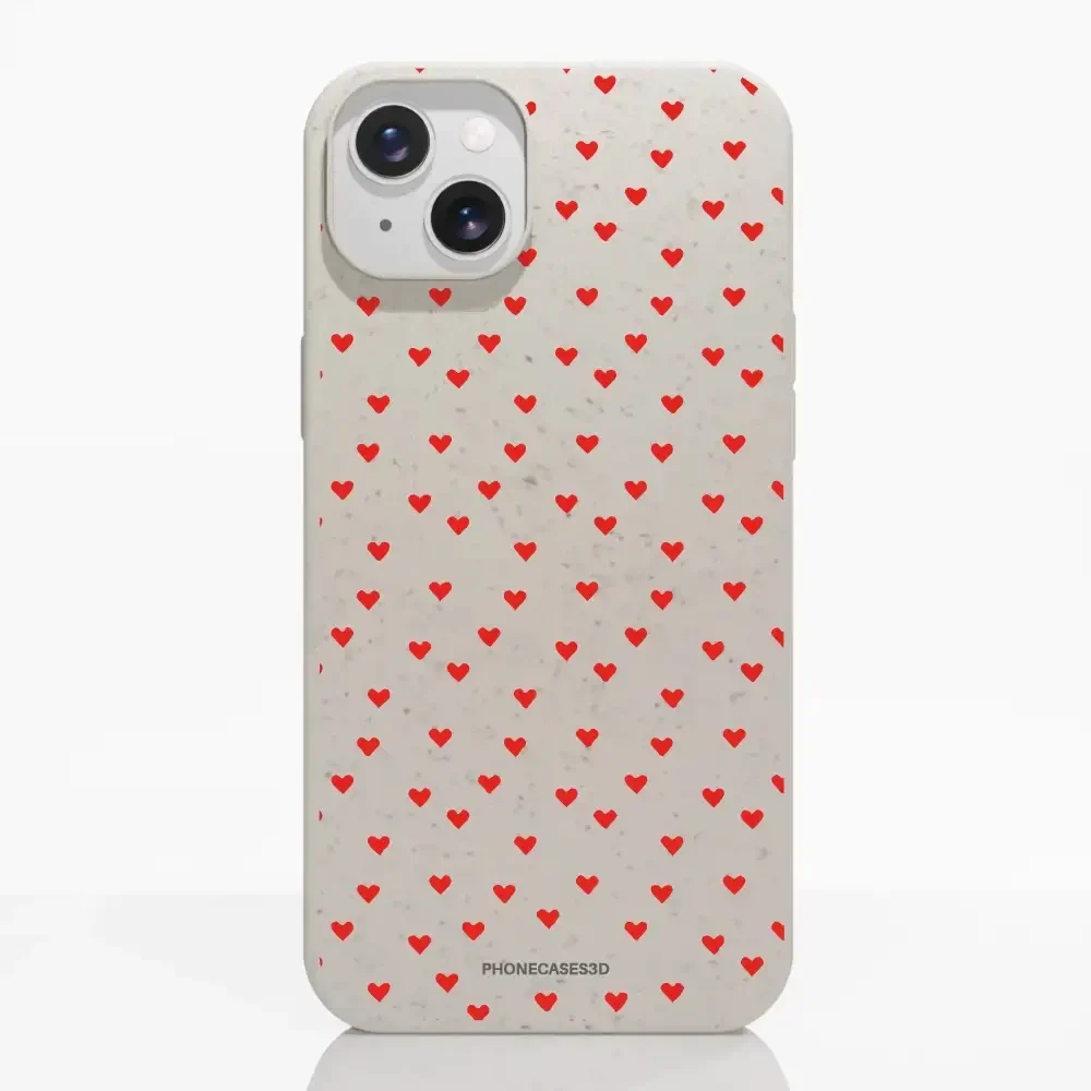 PC3D Compostable Phone Case Heart Pattern - Image 11