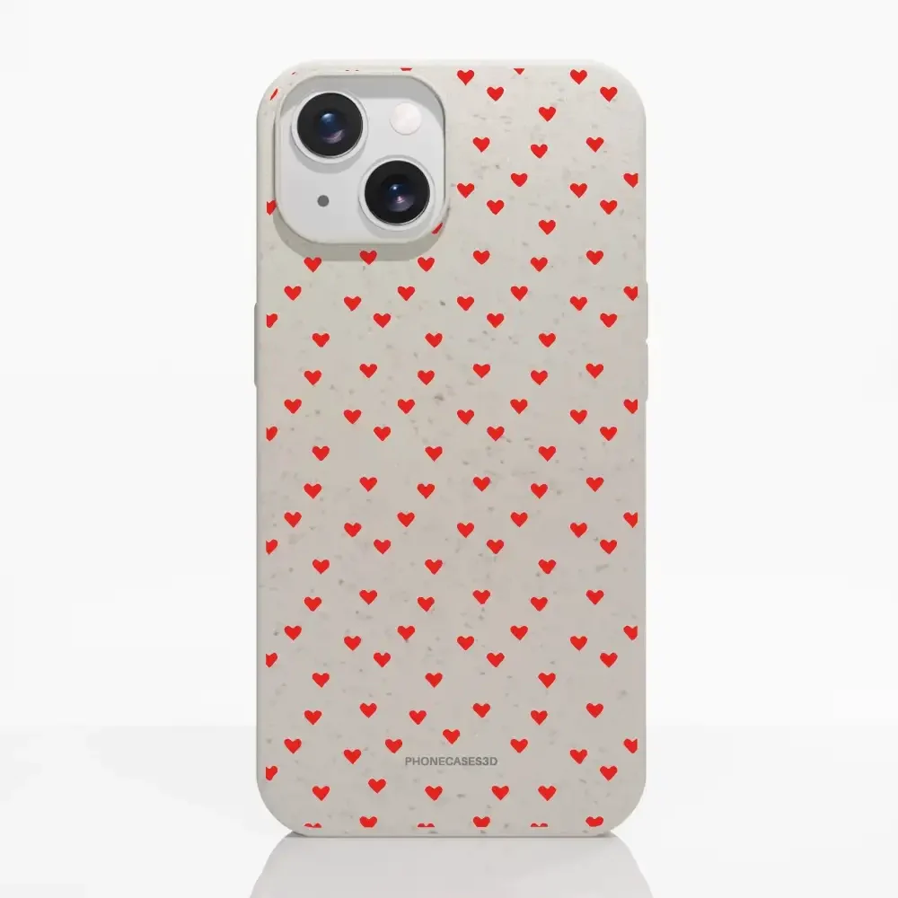 PC3D Compostable Phone Case Heart Pattern - Image 14