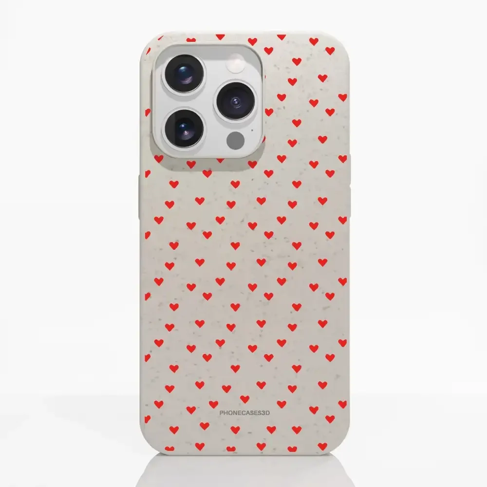 PC3D Compostable Phone Case Heart Pattern - Image 21