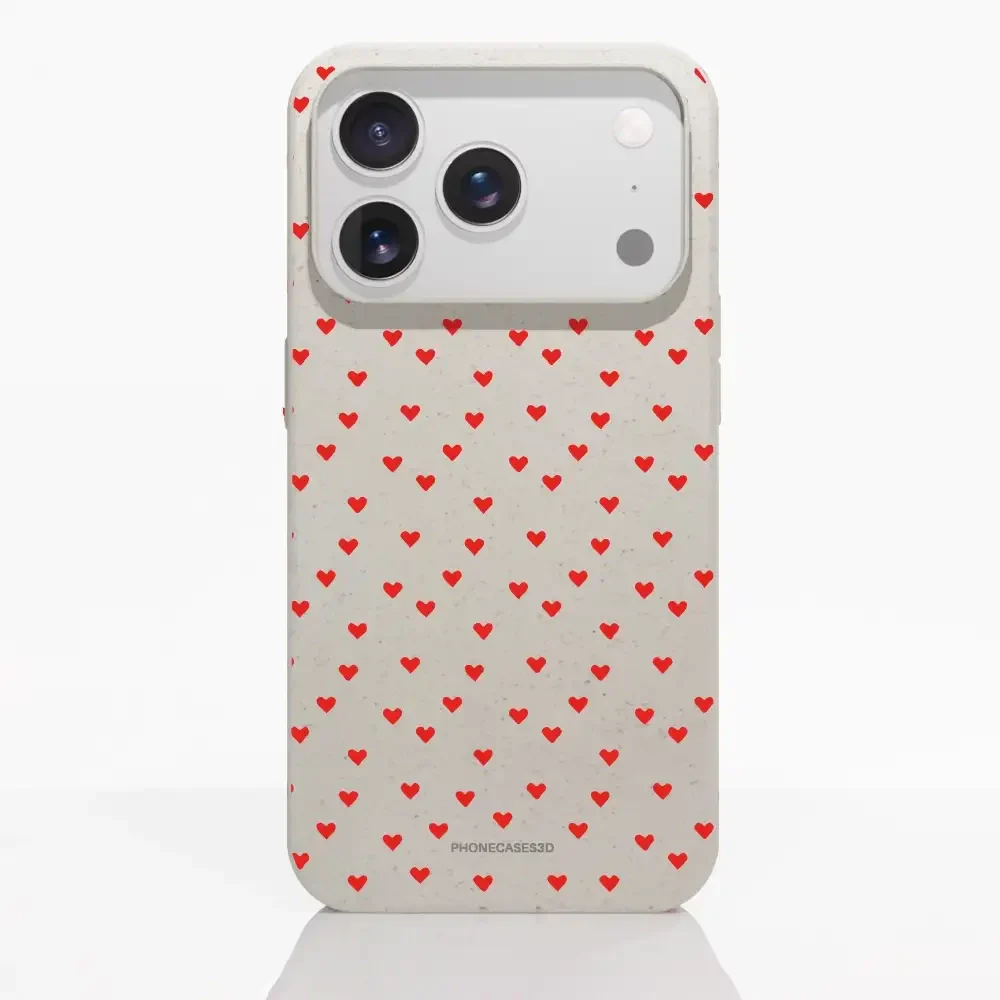 PC3D Compostable Phone Case Heart Pattern - Image 25