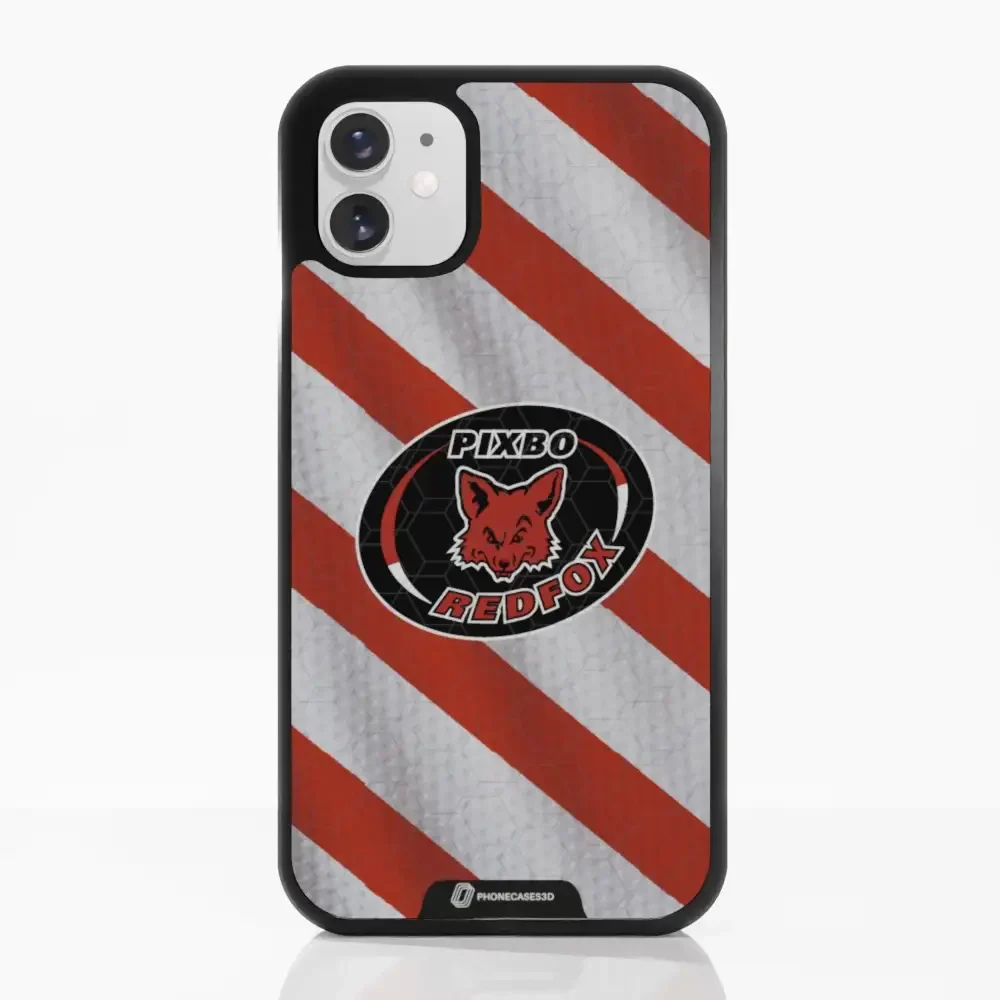 Pixbo Official 3D Phone Case Design Red Stripes