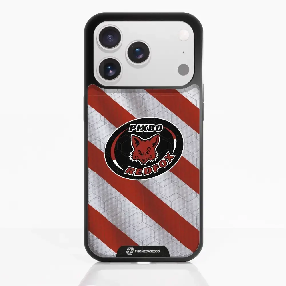 Pixbo Official 3D Phone Case Design Red Stripes - Image 115
