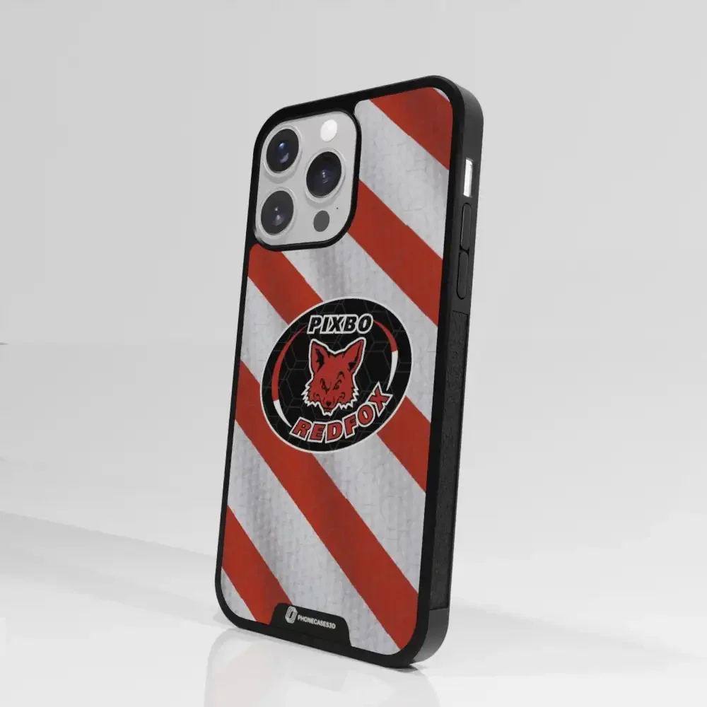 Pixbo Official 3D Phone Case Design Red Stripes - Image 85