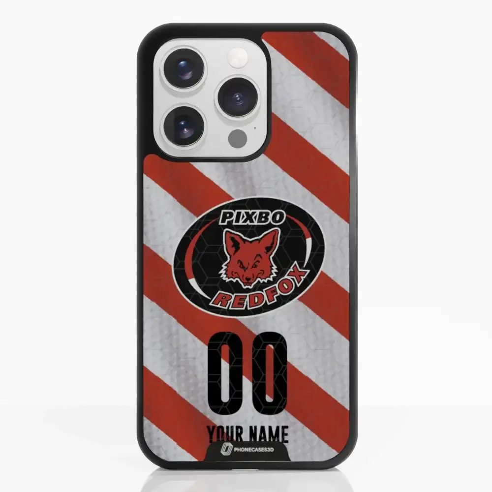 Pixbo Official 3D Phone Case Design Red Stripes - Image 23