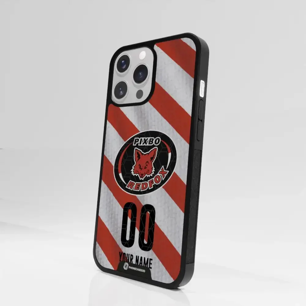 Pixbo Official 3D Phone Case Design Red Stripes - Image 84
