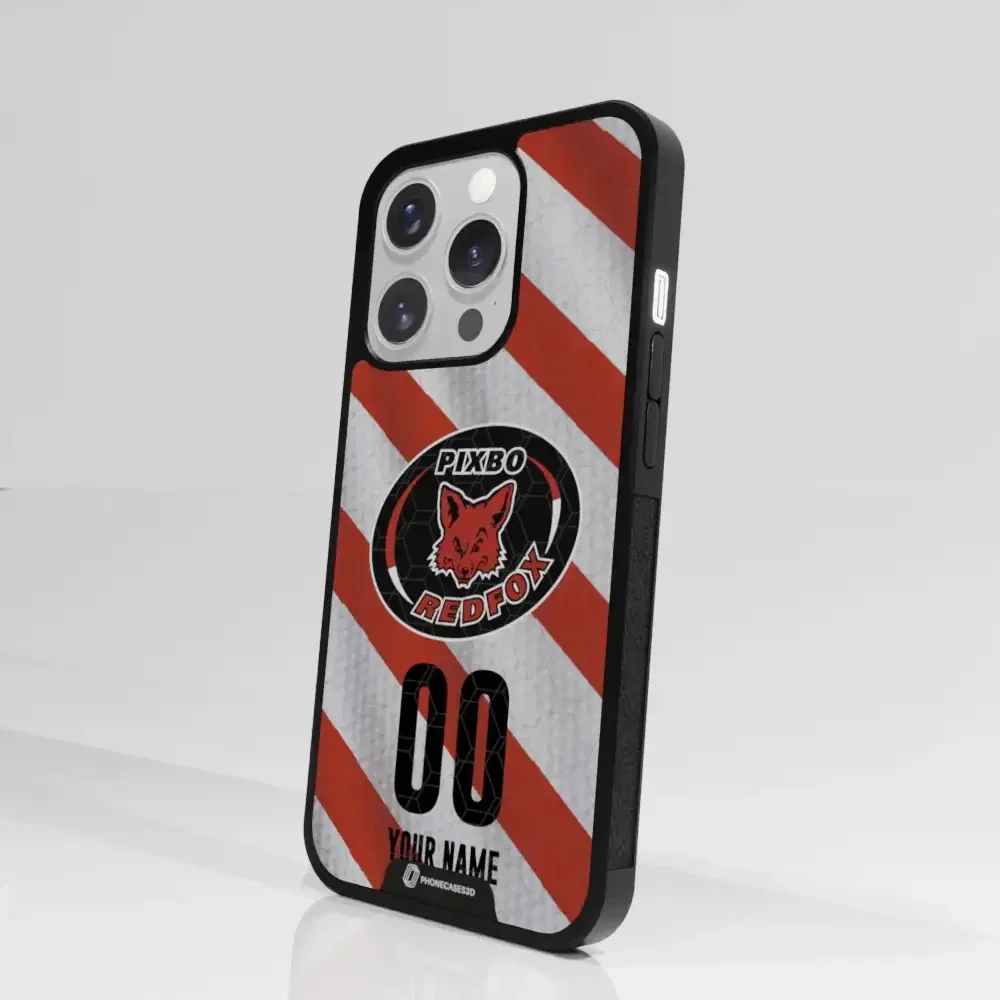 Pixbo Official 3D Phone Case Design Red Stripes - Image 88