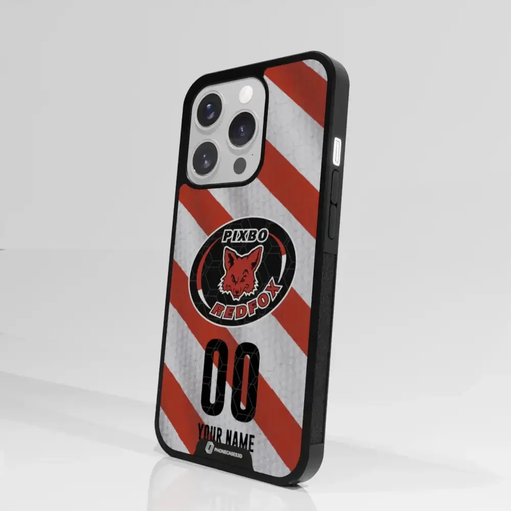 Pixbo Official 3D Phone Case Design Red Stripes - Image 93