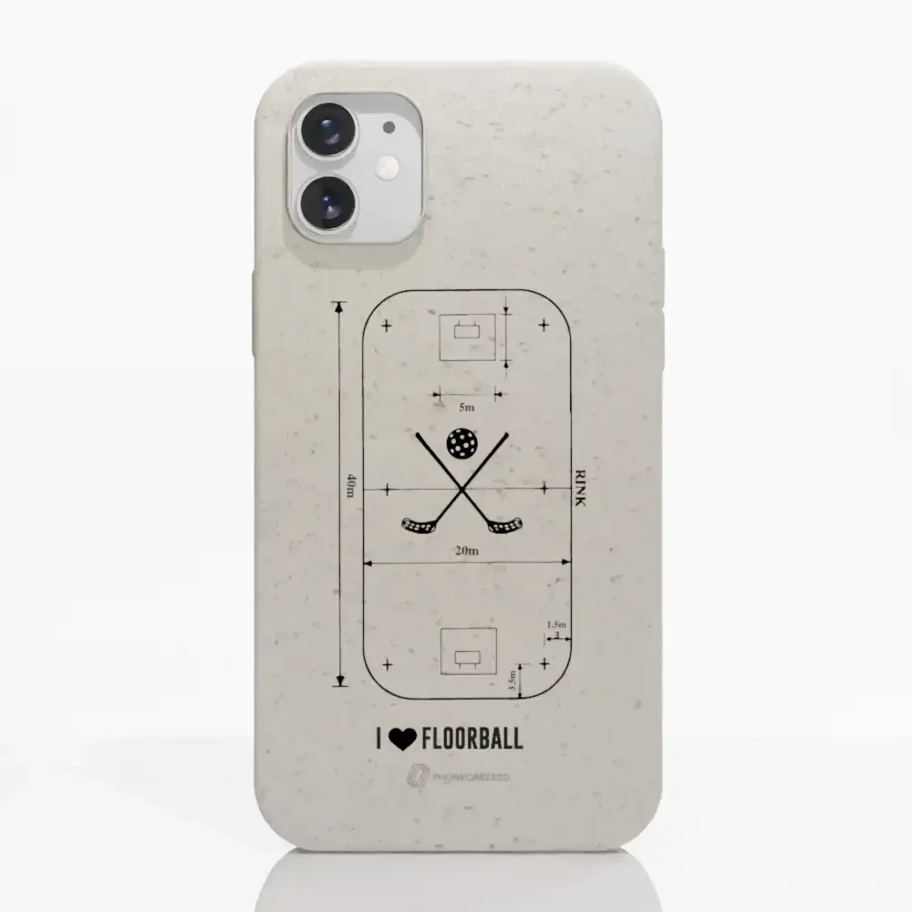Pixbo Official Compostable Phone Case Design Floorball