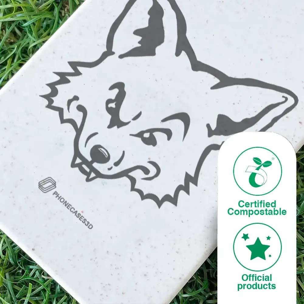 Pixbo Official Compostable Phone Case Design Grey - Image 83
