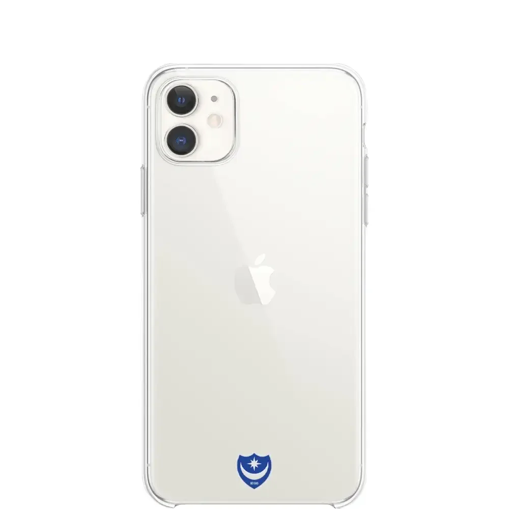 Portsmouth FC Official Clear Phone Case Design 35 - Image 3