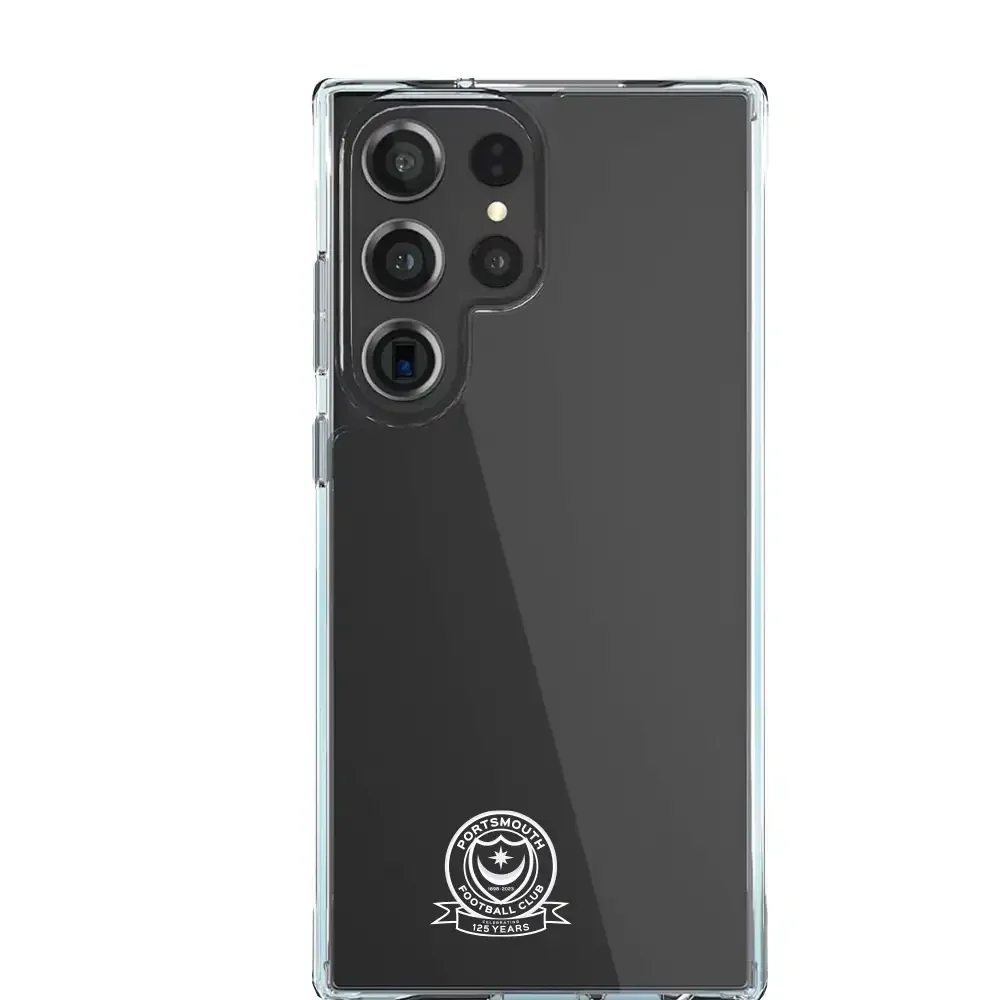 Portsmouth FC Official Clear Phone Case Design 50 - Image 31