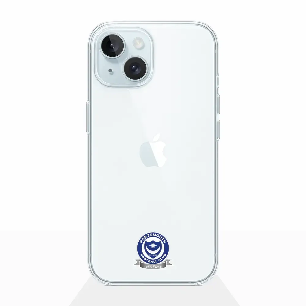 Portsmouth FC Official Clear Phone Case Design 51 - Image 10