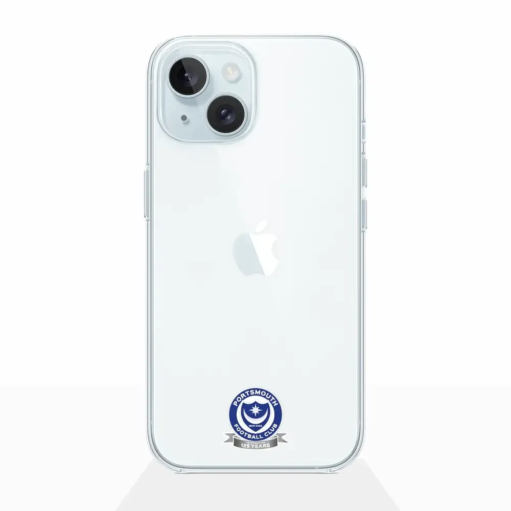 Portsmouth FC Official Clear Phone Case Design 51 - Image 11