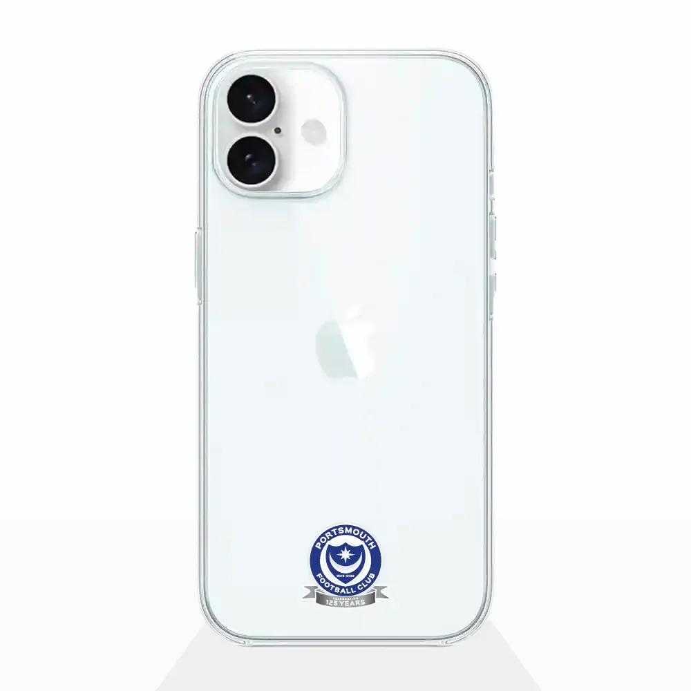 Portsmouth FC Official Clear Phone Case Design 51 - Image 14