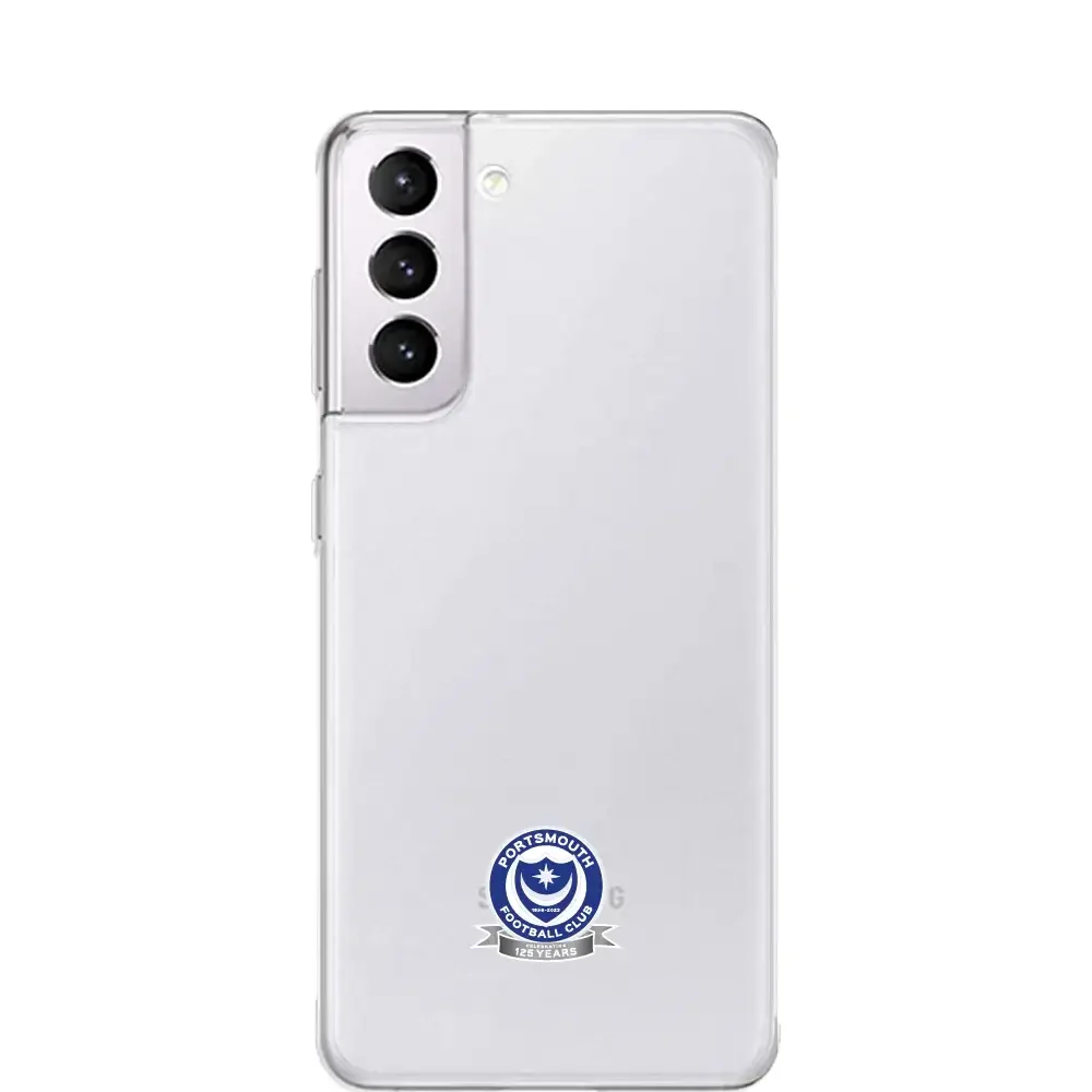 Portsmouth FC Official Clear Phone Case Design 51 - Image 23