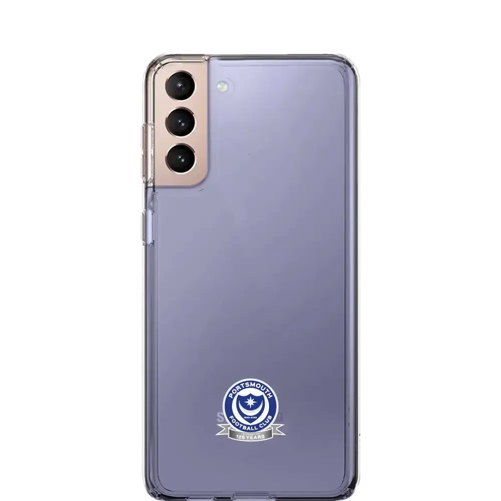 Portsmouth FC Official Clear Phone Case Design 51 - Image 24