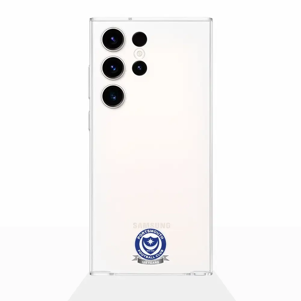 Portsmouth FC Official Clear Phone Case Design 51 - Image 28