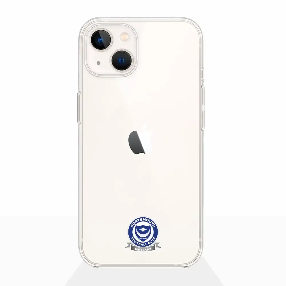 Portsmouth FC Official Clear Phone Case Design 51 - Image 4